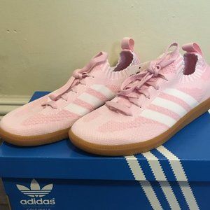 NEW! Adidas Pink Samba PrimeKnit Sneakers Size 6